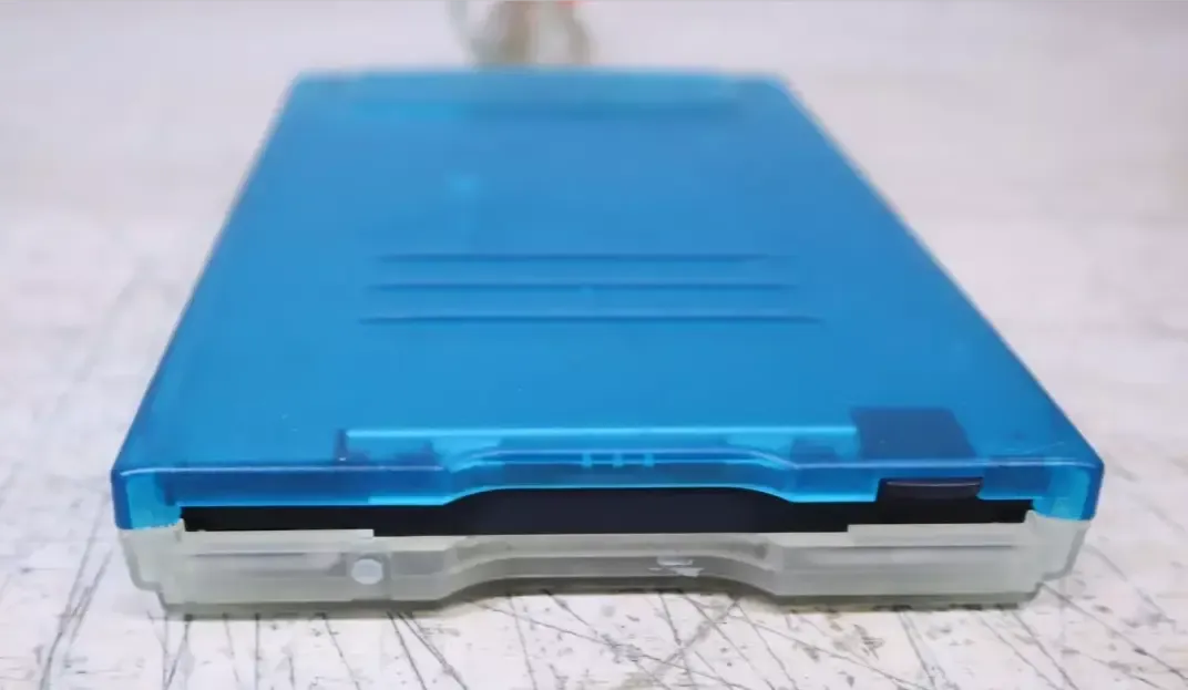 TEAC External VST USB Floppy Disk Drive - PC & MAC Model FD-05PU Blue